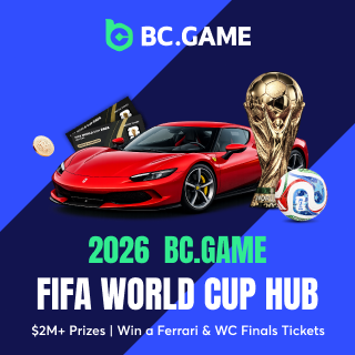 FIFA World Cup 2026 hub BC.GAME promo banner