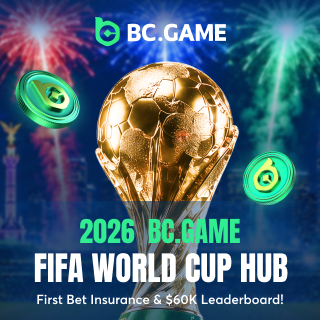 FIFA World Cup 2026 betting promo banner BC.GAME